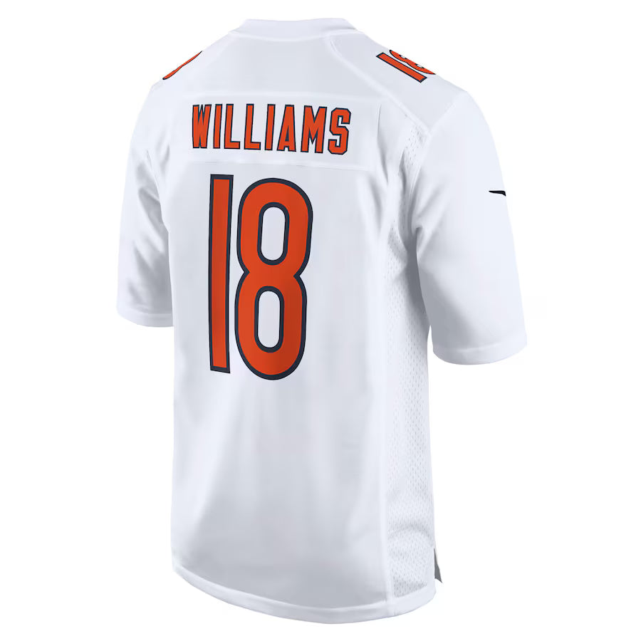 C.Bears #18 Caleb Williams White Game Jersey Stitched American Football Jerseys